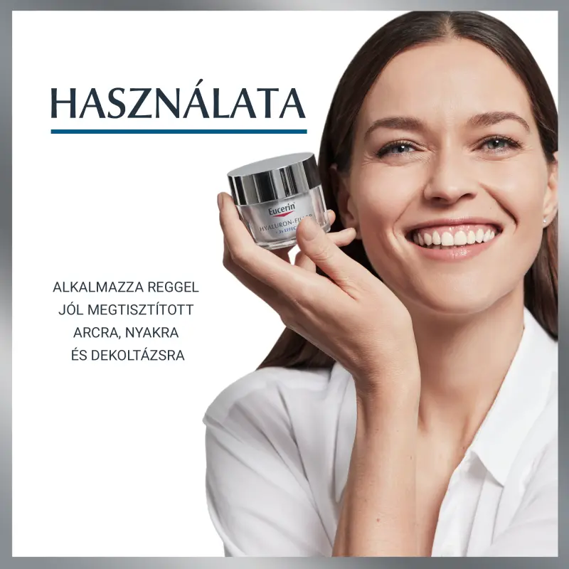 Hyaluron-Filler Ráncfeltöltő nappali arckrém száraz bőrre +3x Effect 50 ml