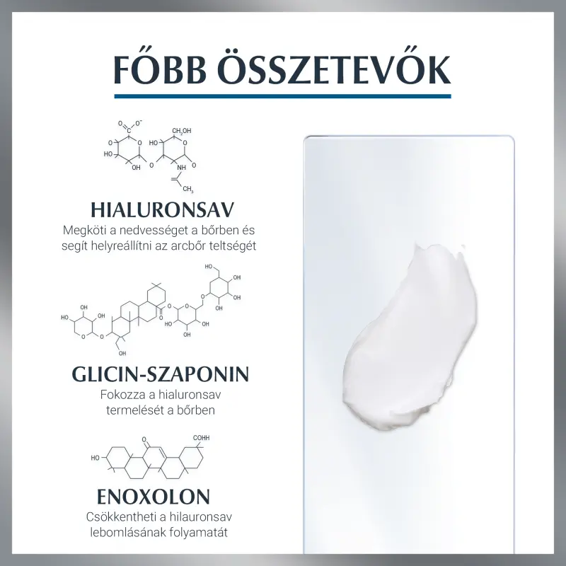 Hyaluron-Filler Ráncfeltöltő nappali arckrém száraz bőrre +3x Effect 50 ml