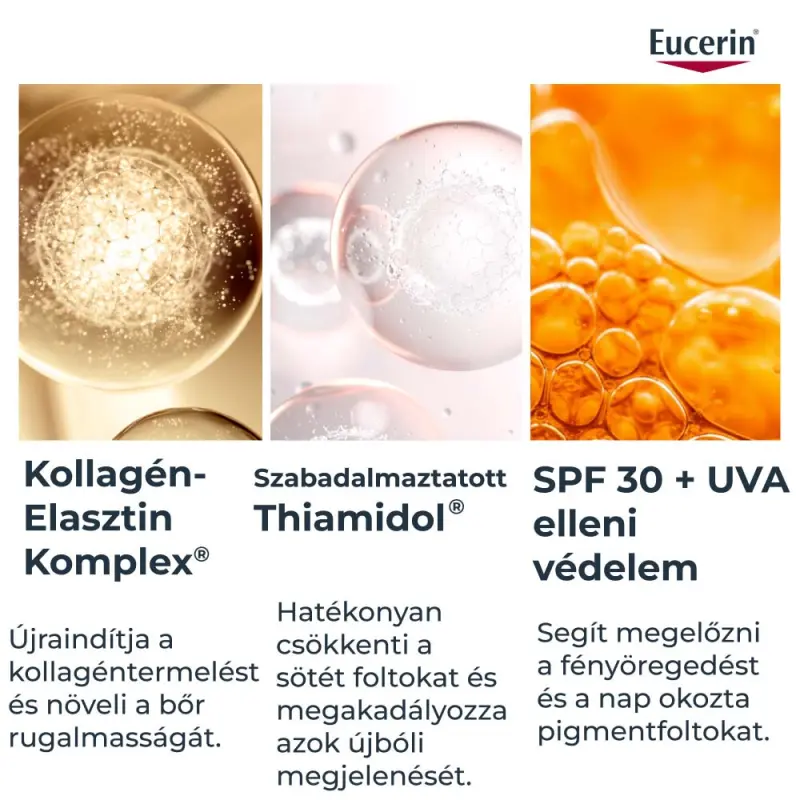 Hyaluron-Filler+Elasticity Bőrtömörséget regeneráló nappali arckrém Rose SPF30 (50 ml)