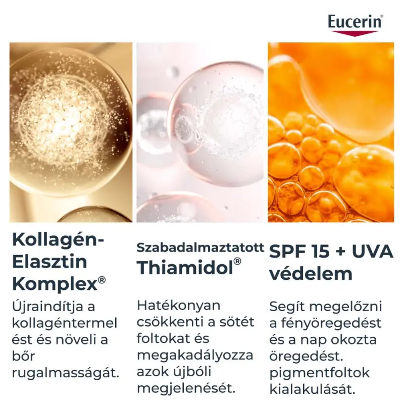 Hyaluron-Filler+Elasticity Bőrtömörséget Regeneráló Nappali Arckrém SPF15 (50ml)