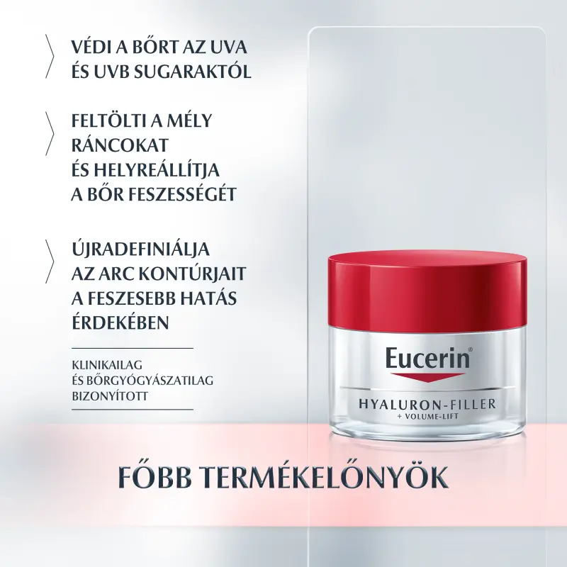 Hyaluron-Filler+Volume-Lift Nappali arckrém száraz bőrre 50 ml