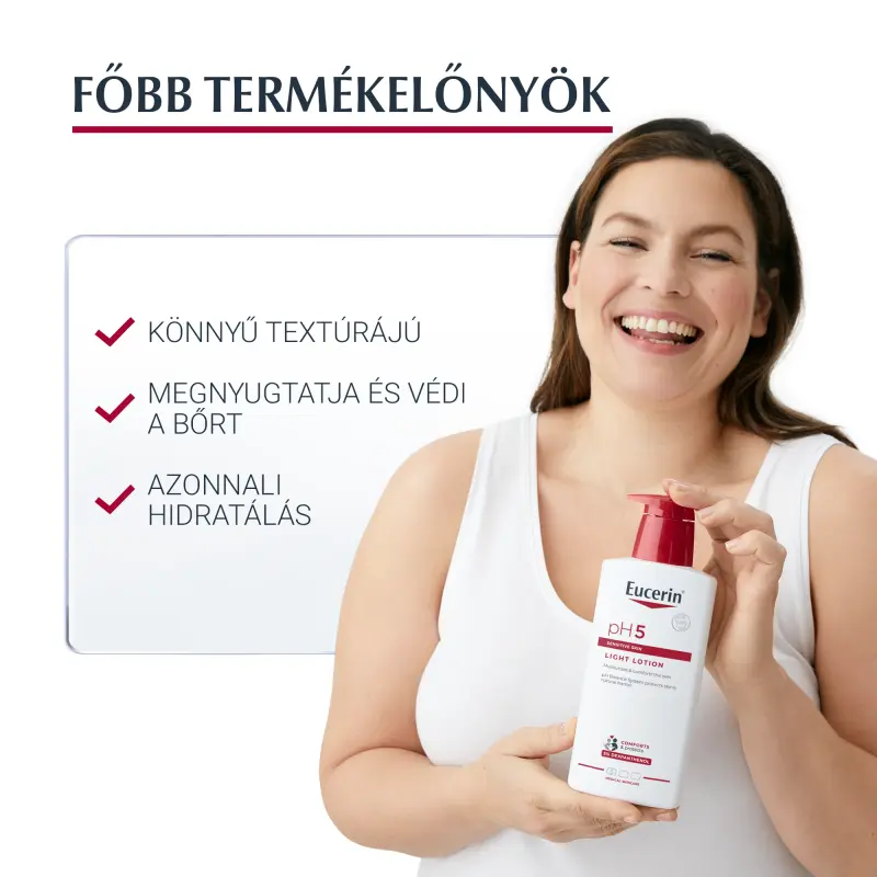 pH5 Extra könnyű, hidratáló testápoló 400 ml