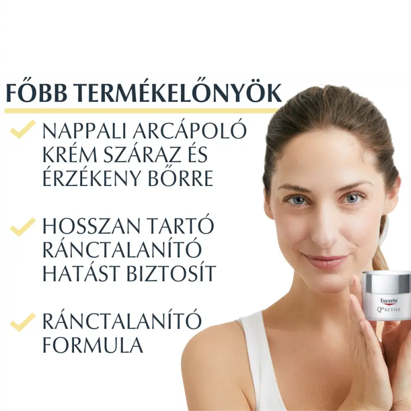 Q10 ACTIVE Ránctalanító nappali arckrém 50 ml