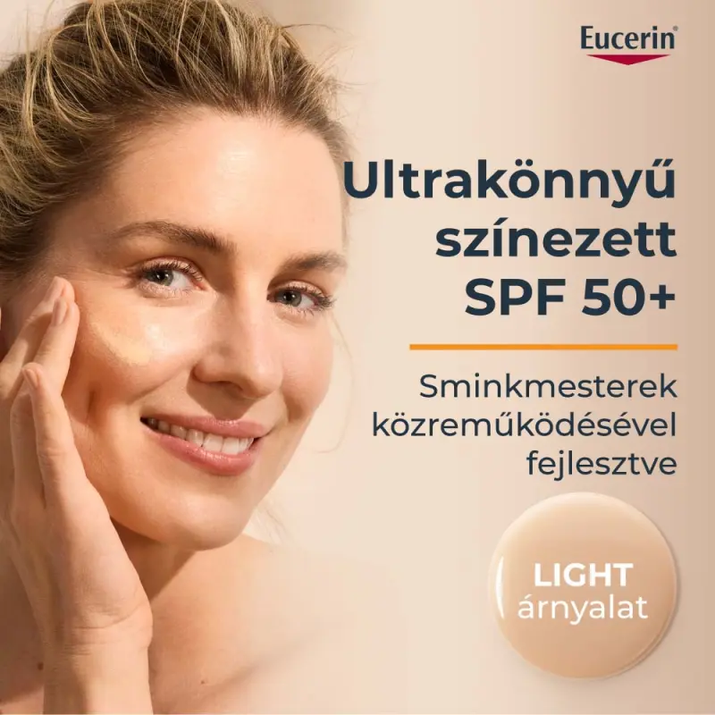 Sun Hydro-Protect ultra könnyű színezett napozó fluid arcra SPF50 - világos árnyalat 50 ml