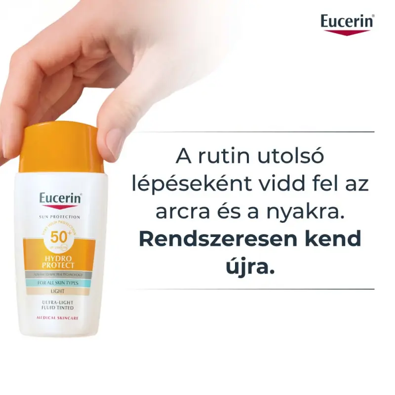Sun Hydro-Protect ultra könnyű színezett napozó fluid arcra SPF50 - világos árnyalat 50 ml