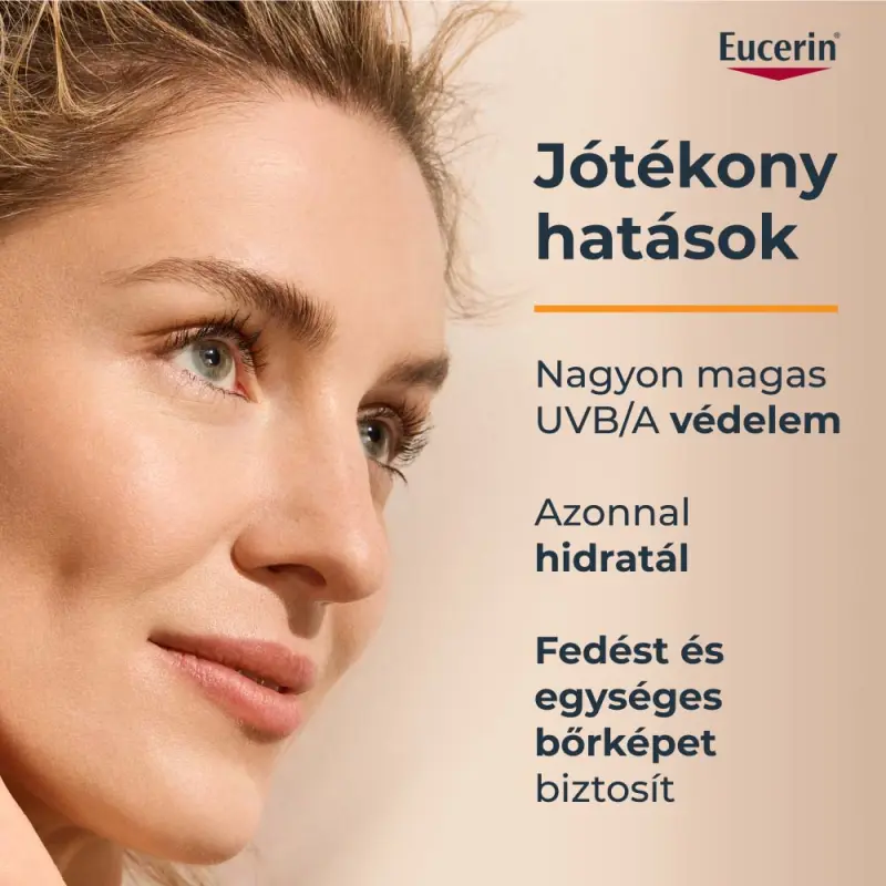 Sun Hydro-Protect ultra könnyű színezett napozó fluid arcra SPF50 - világos árnyalat 50 ml