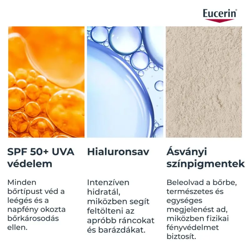 Sun Hydro-Protect ultra könnyű színezett napozó fluid arcra SPF50 - világos árnyalat 50 ml