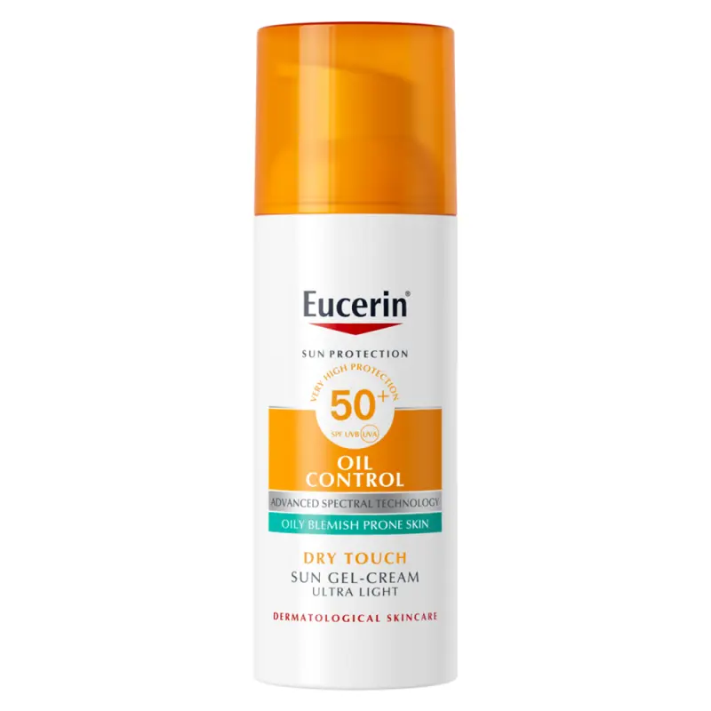 EUCERIN Sun Oil Control napozó gél-krém arcra SPF50+ (50 ml)