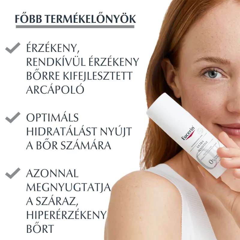 UltraSensitive arcápoló normál, vegyes bőrre 50 ml