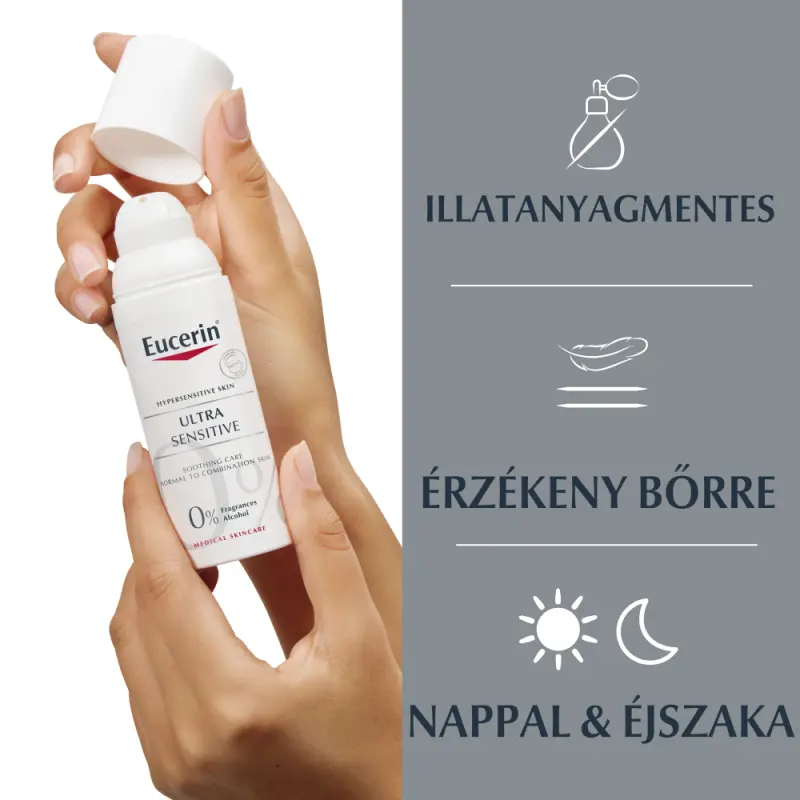 UltraSensitive arcápoló normál, vegyes bőrre 50 ml