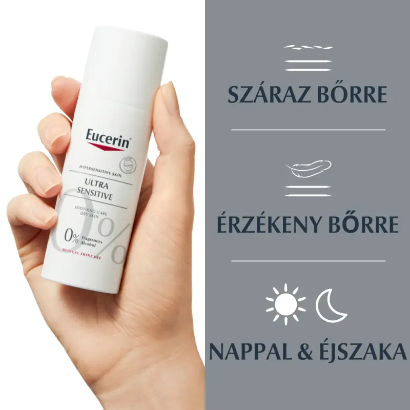 UltraSensitive arcápoló száraz bőrre 50 ml