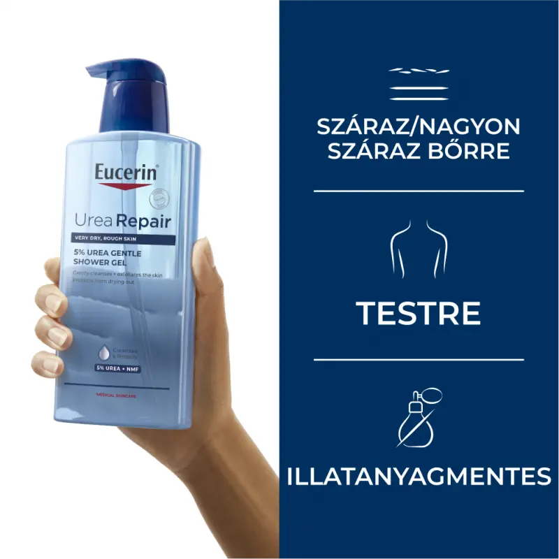 UreaRepair 5% Urea bőrkímélő tusfürdő 400 ml