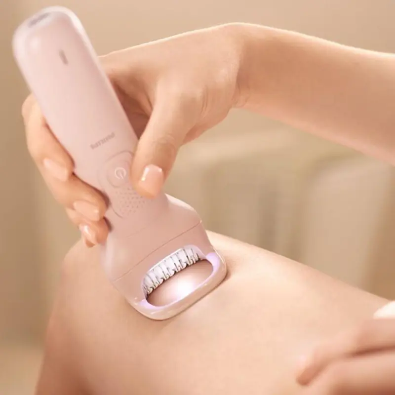 Epilator Series 9000 BRE718/00 Vezeték nélküli epilátor nedves és száraz rózsaszín 6 tartozékkal
