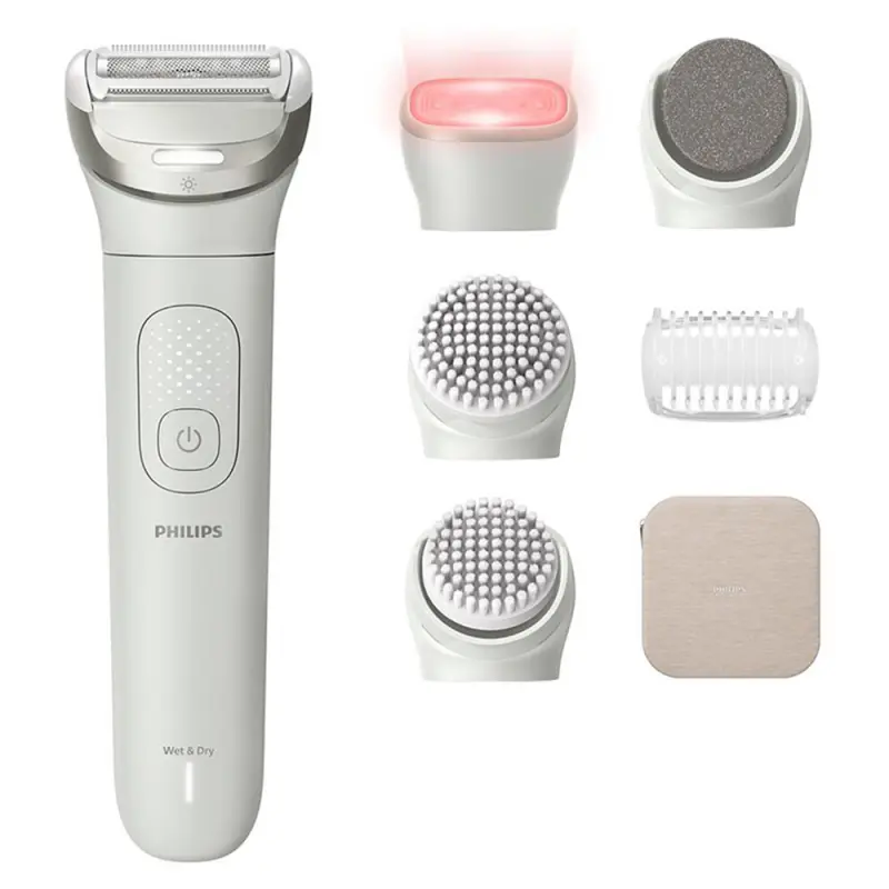 PHILIPS 9900 Szépségápolási szett BRE748/00 fehér 7 tartozékkal