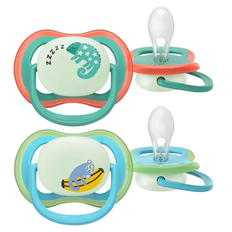 PHILIPS Avent Pacifier ultra air nighttime SCF376/28 cumi 2 db
