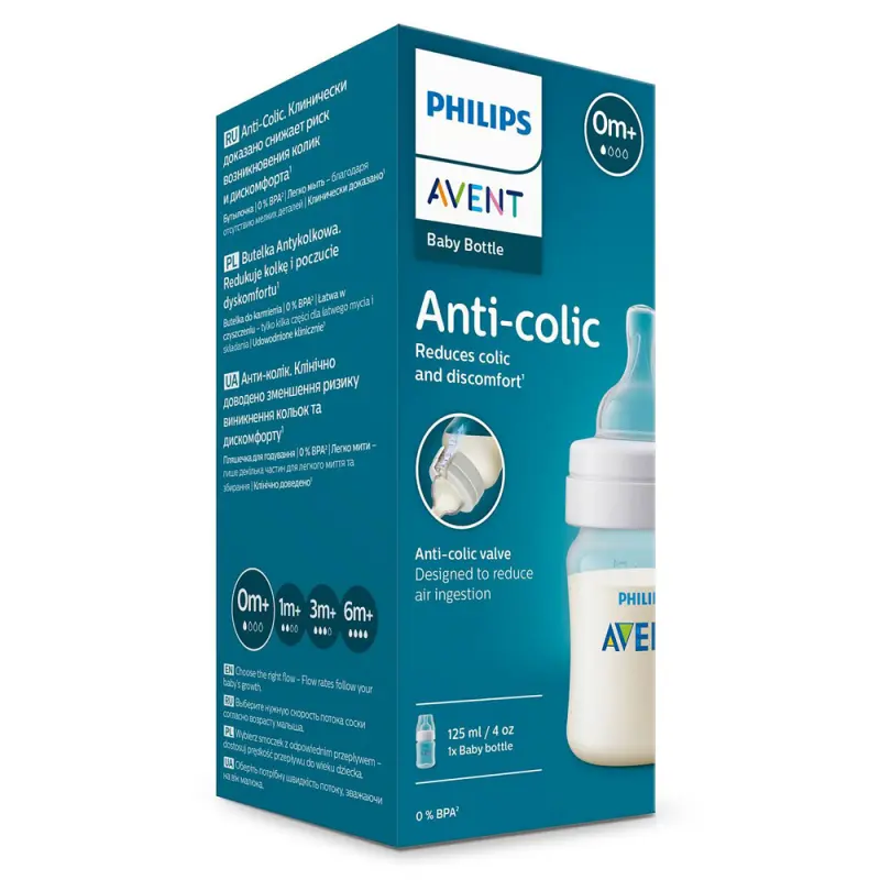 Avent SCY100/01 Hasfájáscsökkentő cumisüveg