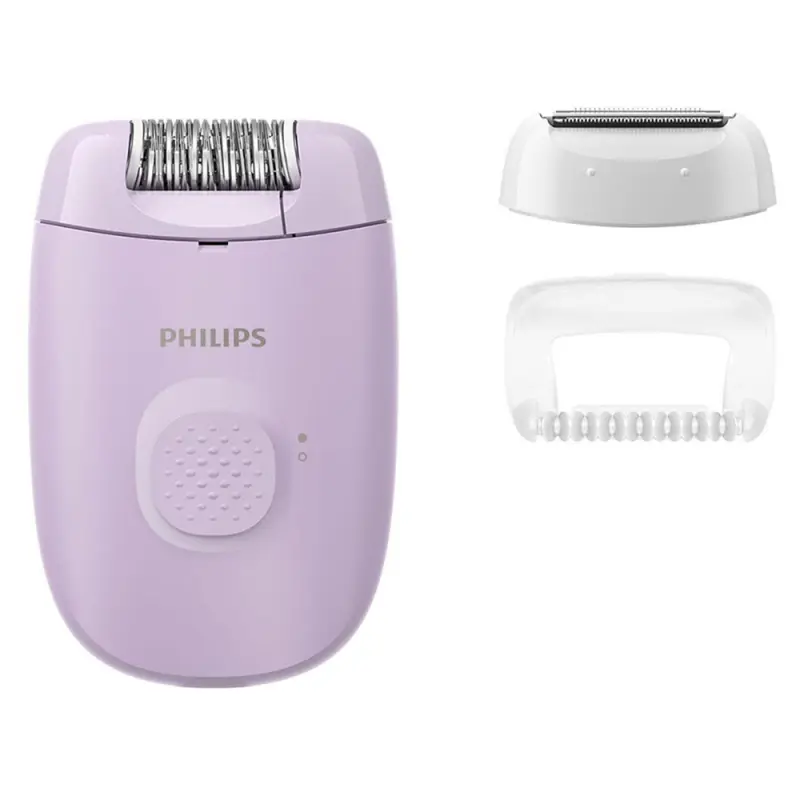 PHILIPS Satinelle Essential Series 2000 BRE237/00 Vezetékes Epilátor lila 2 tartozékkal