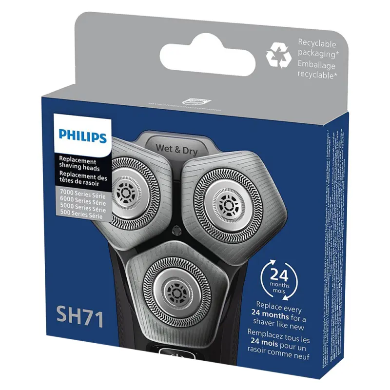 PHILIPS Series 7000 & 5000 SteelPrecision SH71/50 borotvafej