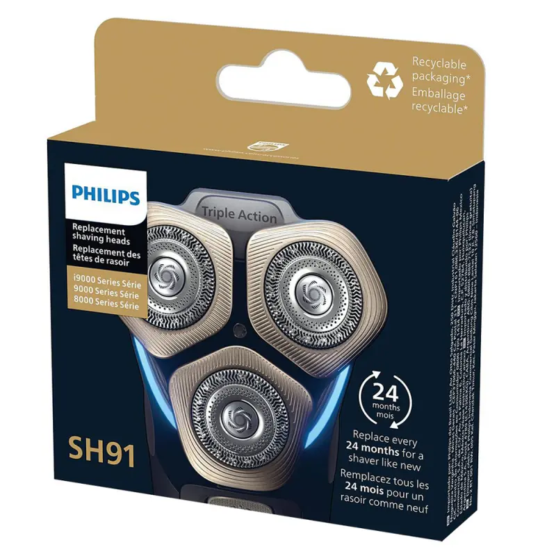 PHILIPS Series 9000  Dual SteelPrecision SH91/50 borotvafej