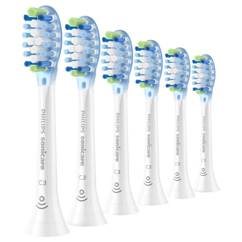 PHILIPS Sonicare C3 Premium Plaque Defense HX9046/87 standard fogkefefej fehér 6 db PHILIPS Sonicare C3 Premium Plaque Defense HX9046/87 standard fogkefefej fehér 6 db
