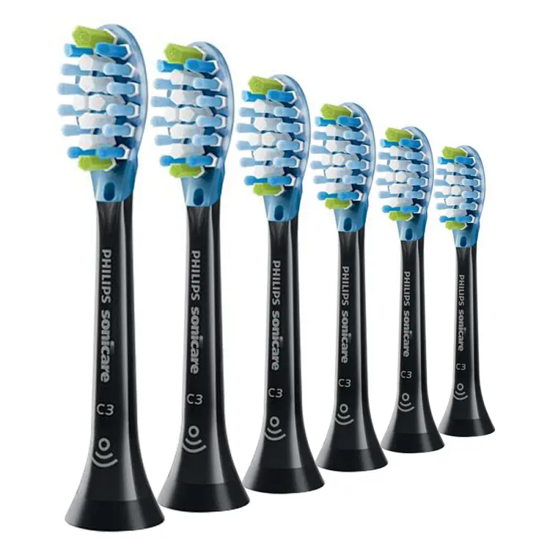 PHILIPS Sonicare C3 Premium Plaque Defense HX9046/88 standard fogkefefej fekete 6 db PHILIPS Sonicare C3 Premium Plaque Defense HX9046/88 standard fogkefefej fekete 6 db