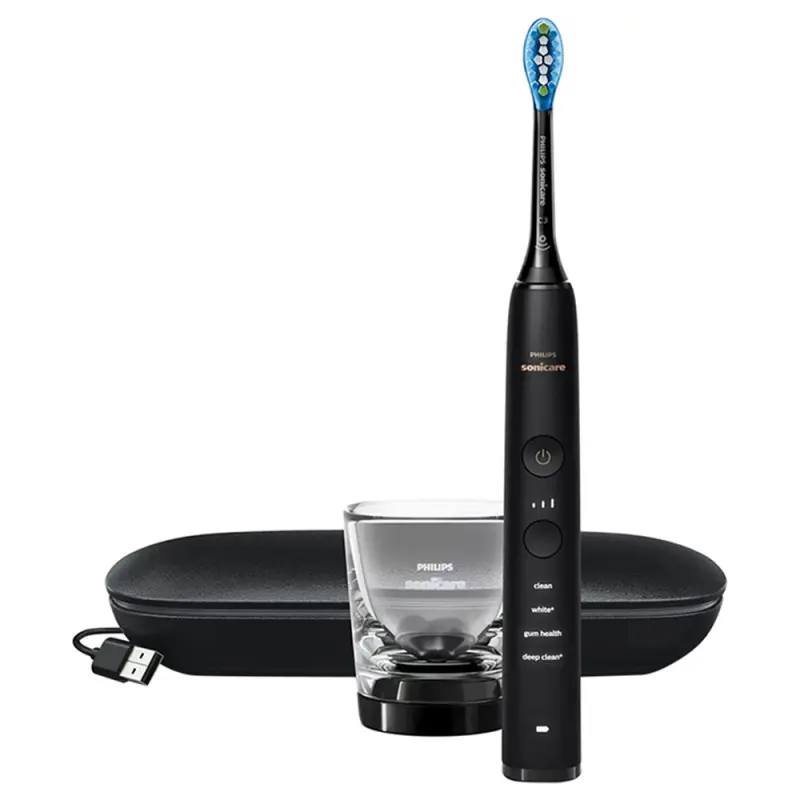 PHILIPS Sonicare DiamondClean 9000 HX9911/09 Szónikus Elektromos fogkefe fekete PHILIPS Sonicare DiamondClean 9000 HX9911/09 Szónikus Elektromos fogkefe fekete