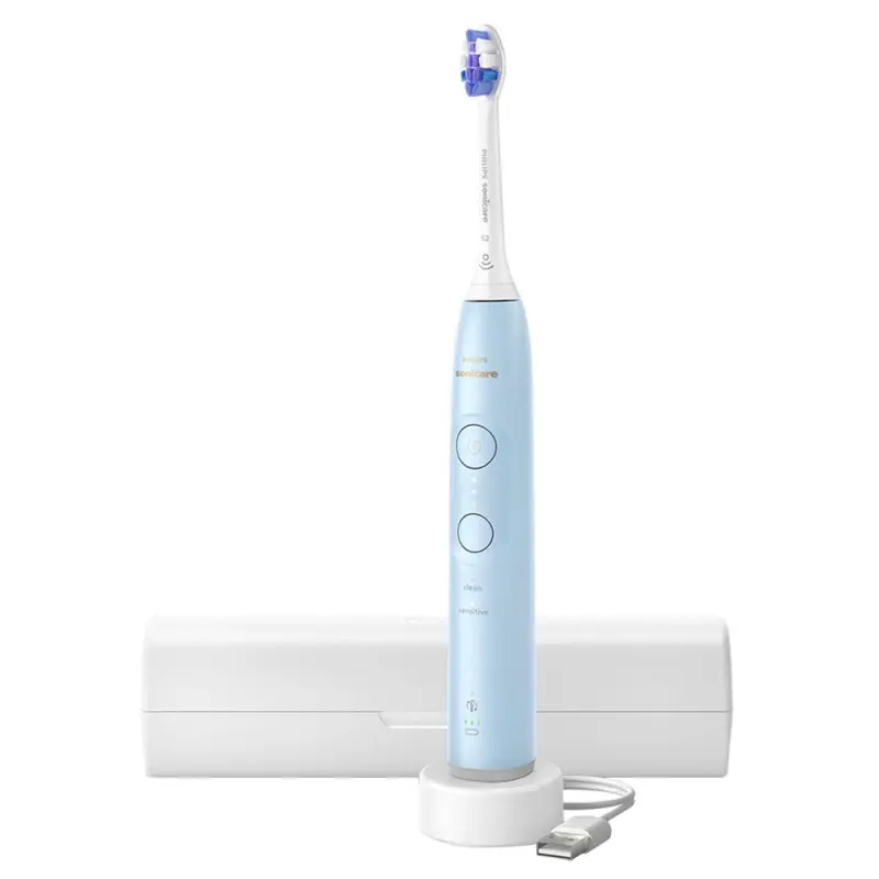 PHILIPS Sonicare 6000 HX7406/02 Szónikus Elektromos fogkefe világoskék PHILIPS Sonicare 6000 HX7406/02 Szónikus Elektromos fogkefe világoskék