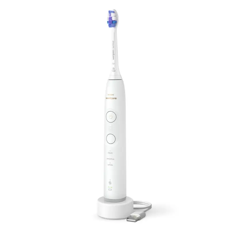 Sonicare 6500 HX7410/02 Szónikus Elektromos fogkefe törtfehér