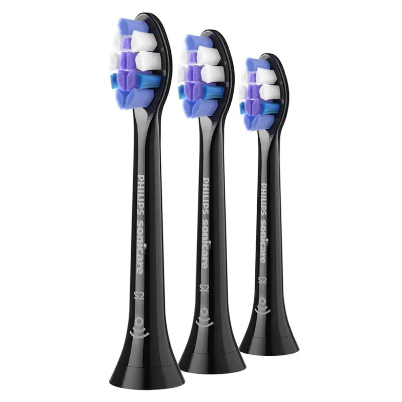 PHILIPS Sonicare Optimal Sensitive HX6053/88 fogkefefej fekete 2+1 db PHILIPS Sonicare Optimal Sensitive HX6053/88 fogkefefej fekete 2+1 db