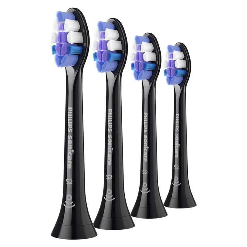 PHILIPS Sonicare Optimal Sensitive HX6054/88 fogkefefej fekete 4 db