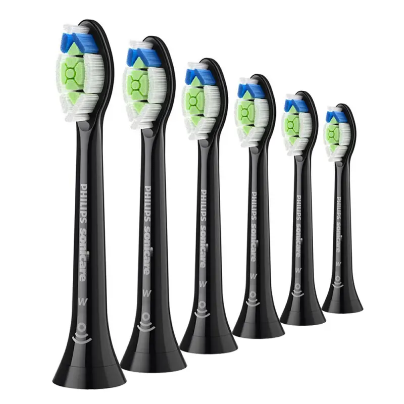PHILIPS Sonicare W Optimal White HX6066/88 Standard fogkefefej fekete 6 db