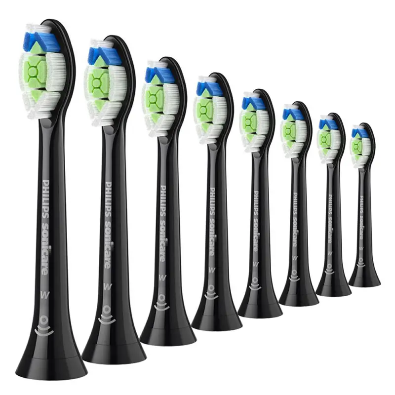 PHILIPS Sonicare W Optimal White HX6068/88 standard fogkefefej fekete 8 db