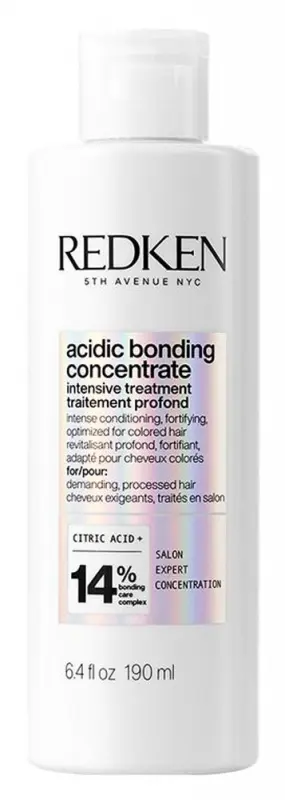 REDKEN Acidic Bonding Concentrate Előkészítő ápoló kémiailag sérült hajra 190 ml