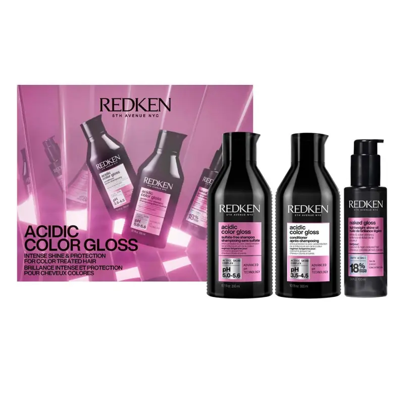 REDKEN Acidic Color Gloss karácsonyi csomag (300+300+100 ml) REDKEN Acidic Color Gloss karácsonyi csomag (300+300+100 ml)