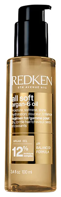 REDKEN All Soft Argan-6 Olaj száraz és töredezett hajra 100 ml