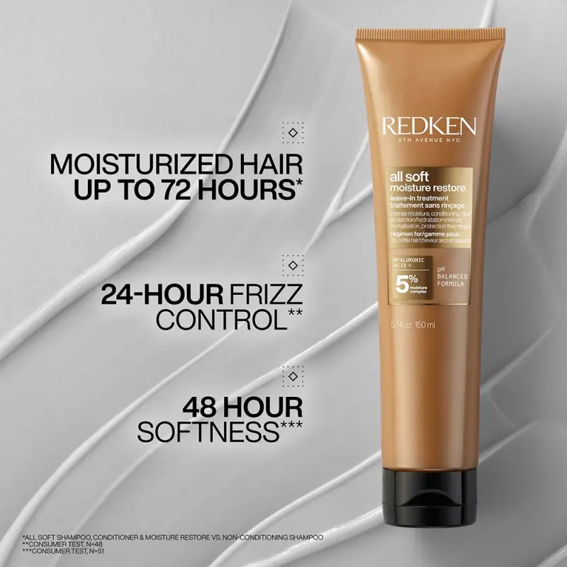 All Soft Moisture Resture Öblítést nem igénylő hidratáló és tápláló ápoló 150 ml