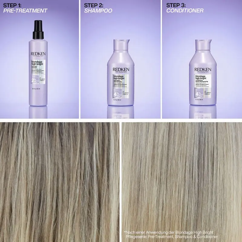 Blondage High Bright Vitamin C Sampon Fénytelen, világos hajra 300 ml