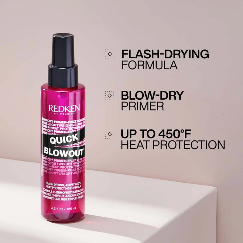 Quick Blowout Hővédő spray a haj gyors szárításához 125 ml