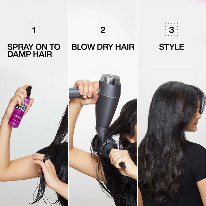 Quick Blowout Hővédő spray a haj gyors szárításához 125 ml