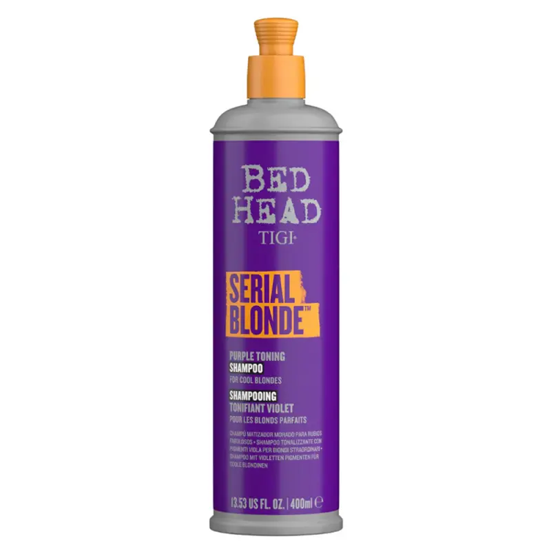 TIGI Bed Head Serial Blonde Purple Toning Hamvasító sampon 400 ml