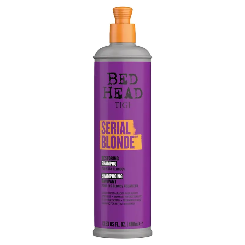 TIGI Bed Head Serial Blonde Sampon sérült szőke hajra 400 ml TIGI Bed Head Serial Blonde Sampon sérült szőke hajra 400 ml