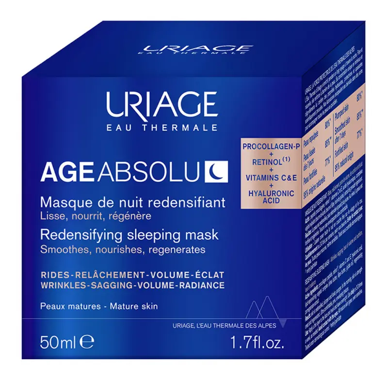 AGE ABSOLU Bőrtömörséget fokozó ránctalanító éjszakai krém maszk 50 ml