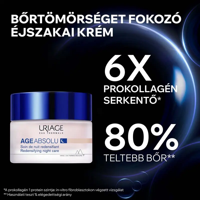 AGE ABSOLU Bőrtömörséget fokozó ránctalanító éjszakai krém maszk 50 ml