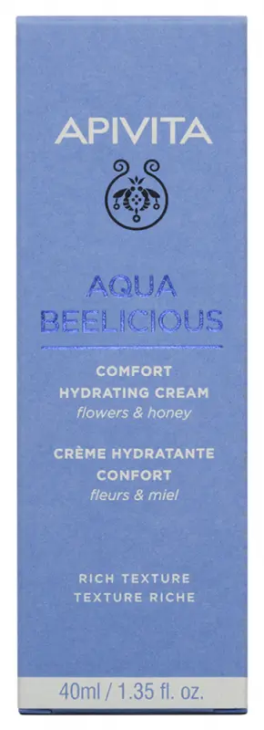 AQUA BEELICIOUS Hidratáló krém rich normál/száraz bőrre (40 ml)