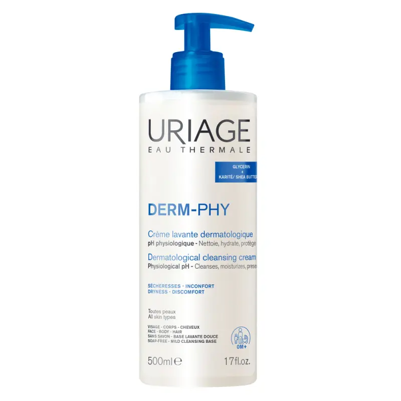 Uriage DERM-PHY Krémtusfürdő 500 ml
