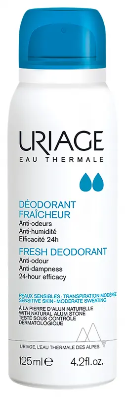 Uriage DEO - Izzadásszabályozó dezodor spray 125 ml