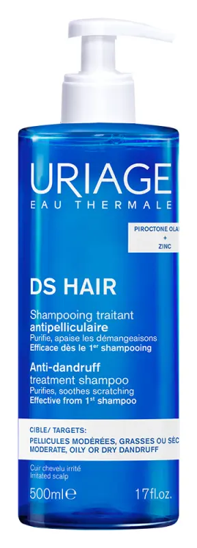 Uriage D.S. HAIR Sampon korpás fejbőrre 500 ml