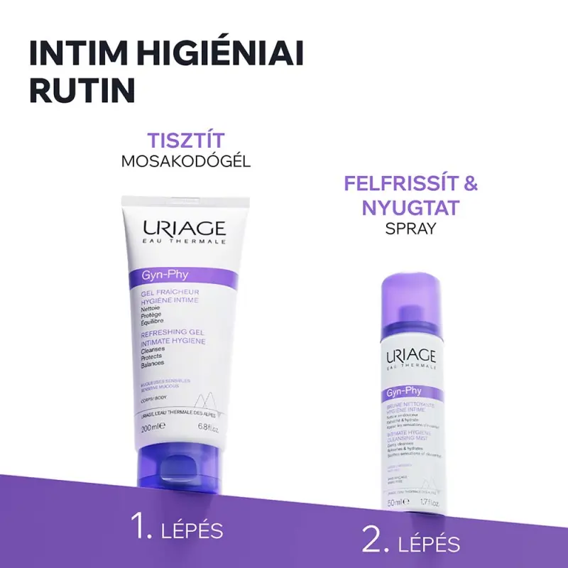 GYN-PHY Intim frissítő, hidratáló, tisztító spray 50 ml