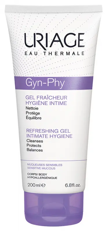 Uriage GYN-PHY intim mosakodó gél 200 ml