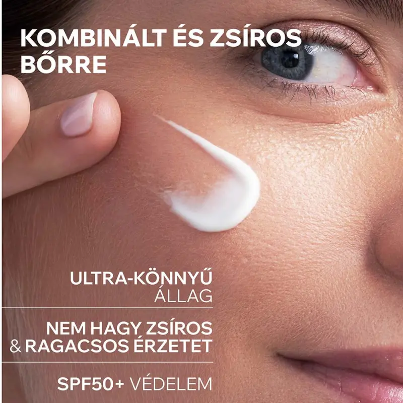 HYSÉAC FLUID SPF50+ mattító fényvédő zsíros bőrre 40 ml